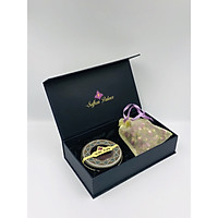 Hộp Quà Luxury Saffron GB03HH - 3 Gram Saffron Palace Negin thượng phẩm nhập khẩu Iran, Hoa hồng Ba Tư - quà tặng sang
