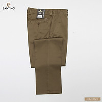 Quần kaki nam TRUNG NIÊN Santino chất liệu cotton cao cấp dáng xuông thoải mái sang trọng KKG595K611