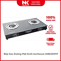Bếp Gas Dương Mặt Kính Sunhouse SHB204MT - Hàng chính hãng