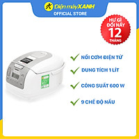 Nồi cơm điện tử Toshiba 1 lít RC-10NMFVN(WT) - Hàng chính hãng