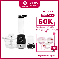 Máy Xay Đa Năng Thực Phẩm Mishio MK258 1.8 Lít – Kèm 2 Cối Xay - Hàng chính hãng