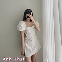 VÁY Hở Lưng Sexy Body Công Chúa Đầm Nữ Đẹp Xanh Trắng Đen Hotrend