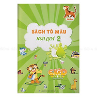 Combo Sách Tô Màu 4D Ekidar Chủ Đề Hoa Quả 1,2