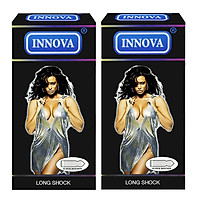 Bộ 2 Hộp Bao cao su Innova Dotted Siêu Gai - Kéo dài thời gian quan hệ ( Hộp 12 bao )