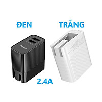 Củ Sạc Nhanh 2 cổng Baseus Transun Series Dual-U xoay 180 độ quick Charge 3A /2.4A - Hàng Chính Hãng
