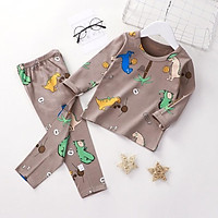 BT26 (10-38kg)Bộ thun cotton Hàn tay dài thu đông cho bé trai gái, siêu thấm hút-THỜI TRANG TRẺ EM