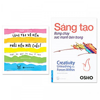 Combo 2 cuốn: Sáng Tạo Bừng Cháy Sức Mạnh Bên Trong, Sáng Tạo Vô Biên Phải Điên Mới Chất