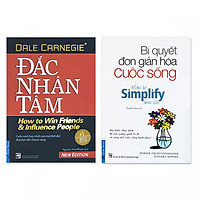 Combo 2 cuốn: Đắc Nhân Tâm,  Bí Quyết Đơn Giản Hóa Cuộc Sống