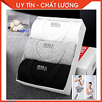 (HÀNG XỊN) Combo 3 màu (KÈM HỘP)_Áo ba lỗ Nam 100% cotton co giãn 4 chiều, thoáng mát không bai xù_Áo thun Nam, Áo phông Nam
