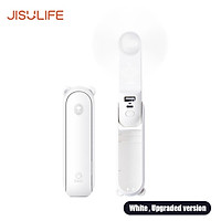 JISULIFE Mini Handheld Fan Power Bank Dual-use 129g Portable and Fodable Type-C Charging 4800mAh Rechargeable Silent