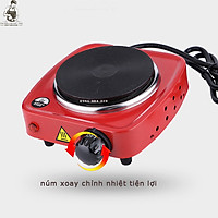 Bếp Điện MINI 500W, Bếp Pha Trà, Bếp Pha Cà Phê màu Đỏ