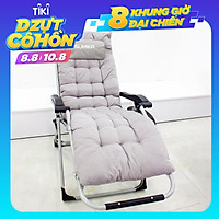 Ghế xếp thư giãn SUMIKA 179M - Tặng kèm nệm, khóa bằng kim loại, vải lưới Textilene thoáng khí, tải trọng 300kg