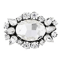 Eye Shape Rhinestone Beaded Patch Embroidery Sewing Appliques Garment Decoration