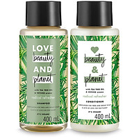Combo Detox Tóc Dầu Bết Dầu Gội & Dầu Xả Love Beauty And Planet (400ml x 2)