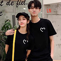 Áo tim khuyết ngắn tay L&N