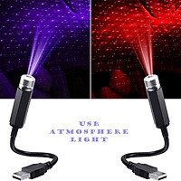 Đèn Led Chiếu Trần Xe Hơi Ô Tô Trần Nhà Cắm USB Tiện Lợi Tạo Bầu Trời Đầy Sao lung linh