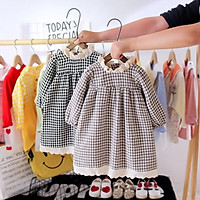 VN64 Size80-110 (6-18kg) đầm cho bé gái 1 tuổi đến 3 tuổi Thời trang trẻ Em hàng quảng châu