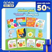 Trọn Bộ 10 tập EHON Song Ngữ cho bé thông minh sáng tạo: Ehon Điều Kỳ Diệu Của Hình Khối + Điều Kỳ Diệu Của Âm Thanh + Điều Kỳ Diệu Của Màu Sắc (Bộ 10 cuốn cho bé 0-6 tuổi / Bộ Sách Phát Triển Trí Tuệ & Kích Thích Thị Giác Cho Bé)