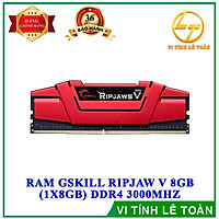 RAM GSKILL RIPJAW V 8GB (1X8GB) DDR4 3000MHZ- Hàng Chính Hãng