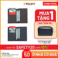 Combo 2 Ví Bóp Nam Nhỏ Gọn Nhiều Ngăn Để Thẻ CMND Galaxy Store GVMB01 GVMB02 (Đen + Nâu)