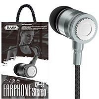 Tai nghe có dây nhét tai Viniel Stereo Real Sound cho IPHONE/IPAD/SAMSUNG/Android VSR63 - Hàng chính hãng