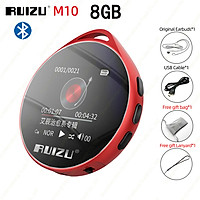 RUIZU M10 Bluetooth MP3 Player 8GB 16GB Portable Audio Walkman HIFI Music Player Built in Speaker Support EBook recording MP3 Video Player