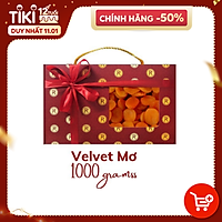 Hộp Quà Velvet Mơ Sấy Dẻo REAL FOOD (1000g/Hộp)