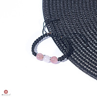 Vòng tay Mala may mắn Thạch anh hồng - Hợp mệnh Hỏa, Thổ | VietGemstones
