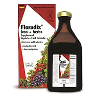 Salus Haus Floradix Liquid Iron + Herbs 23 oz XL Size - Iron Supplement with B Vitamins, Vegetarian, Vitamin C, Non Constipating - Supports Energy & red Blood Cell Production for Women & Men