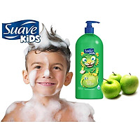 Sữa tắm gội xả mùi Táo Suave Kids 3 in 1 Apple 532ML của Mỹ cho bé yêu