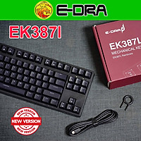 Bàn phím cơ E-Dra EK387 Huano Switch (Type C) - Hãng Chính Hãng