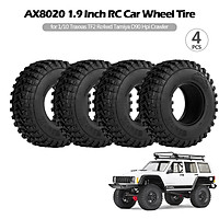 4PCS AX8020 1.9 Inch RC Car Wheel Tire for 1/10 Traxxas TF2 Redcat Rc4wd Tamiya scx10 D90 Hpi Crawler