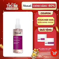 Toner cấp ẩm Murad Hydrating Toner 180ml Tặng Kem dưỡng siêu phục hồi Intensive Recovery Cream 7.5ml x 2