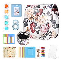 Bộ phụ kiện 8 trong 1 dành cho Fujifilm Instax Mini 8/8 + / 8s / 9 Bao gồm Vỏ máy ảnh / Dây đeo / Gương selfie / Bộ lọc / Album / Ảnh