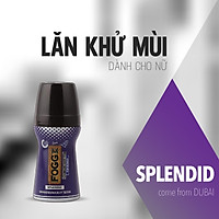 Lăn khử mùi FOGG 50ml Splendid,Lăn khử mùi nước hoa nữ,Lăn khử mùi nữ,Lăn khử mùi lưu hương 48h,Lăn thơm nách,Lăn khử mùi cơ thể,Lăn khử mùi chính hãng,Lăn khử mùi lưu hương lâu,Lăn khử mùi không gây ố,Lăn khử mùi hôi nách