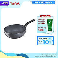 Chảo chiên sâu lòng Tefal Natura B2266695 28cm - Chống dính tuyệt vời- Báo nhiệt thông minh - Hàng chính hãng