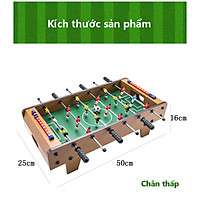 Bộ Đồ Chơi Bàn Bóng Đá Bi Lắc Bằng Gỗ 6 Tay Cầm - Có Chân Đứng - 2 Loại Kích Thước - Hàng Chuẩn, Đẹp, Chắc Chắn
