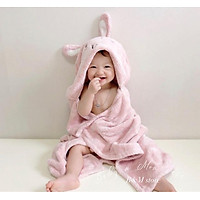 Khăn choàng, Khăn tắm có mũ cho bé từ sơ sinh Hàn Quốc