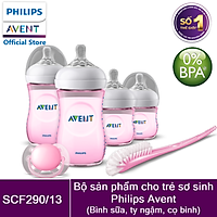 Bộ bình sữa, ty ngậm thiết kế tự nhiên Philips Avent