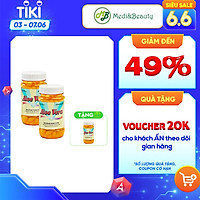 Combo 2 chai TPCN viên uống đẹp da-giải độc-Aloe vera sữa ong chúa-nha đam-Medi&beauty-Robinson Pharma usa-tặng 1 chai 100 viên