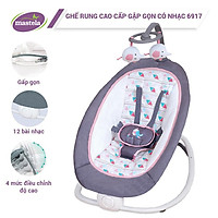 Ghế rung cho bé sơ sinh Mastela 6915/6917 có đồ chơi kèm nhạc trắng ru ngủ, 4 nấc điều chỉnh độ cao gọn nhẹ tiện lợi