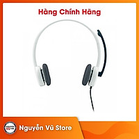 Tai nghe chụp tai Logitech H150 - 2 jack 3.5mm, Mic khử giảm tiếng ồn, âm thanh nổi - Hàng chính hãng