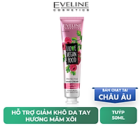 Kem dưỡng da tay I Love Vegan Food hương mâm xôi Eveline - Tuýp 50ml