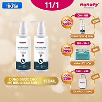 Combo 2 Dung dịch vệ sinh phụ nữ Intimate Feminine Wash Mamamy 150ml/1 chai dành cho mẹ