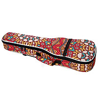 Bao Đựng Đàn Ukulele Đeo Lưng Vải Cotton Phong Cách Nhiệt Đới