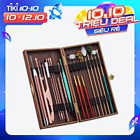 Bộ 20 dụng cụ làm sạch tai bằng thép không gỉ, tay cầm chống trượt an toàn