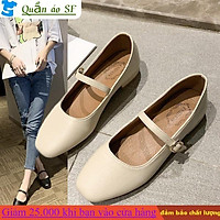 【Quần áo SF】Giày Búp Bê Đế Mềm Xinh Xắn Phong Cách Retro Cho Nữ ld5e