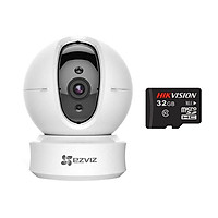 Camera Giám Sát Ezviz CS-CV246 1080P - Kèm Thẻ Nhớ 32G Hikvision Class10 C1 - Camera Wifi Không Dây Hàng Chính Hãng