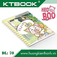 Gói 10 cuốn Tập học sinh cao cấp Giá rẻ Heo Boo giấy trắng ĐL 70 gsm - 96 trang