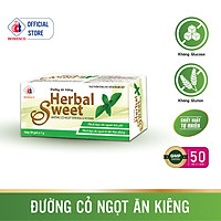 Đường Ăn Kiêng HERBAL SWEET Hộp 50 gói - Dành cho người tiểu đường, kiêng đường và chế độ ăn đặc biệt